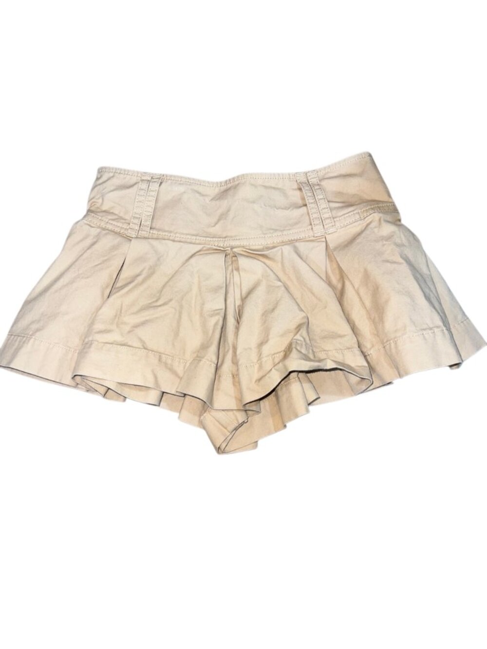 Urban Outfitters Kimchi Blue Tan Pleated Mini Skort Size XS